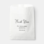 Süßes und Whimsisches | Hochzeit Danke Geschenktütchen (Vorderseite)