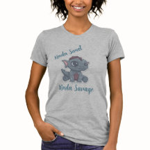 Süßes und wildes süßes Drachen-T-Shirt