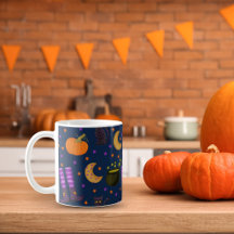 Süßes und wunderliches Halloween-Muster