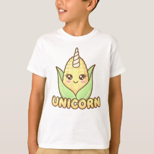 Süßes Uni-Horn-Wortspiel Kawaii-Kinder-T-Shirt T-Shirt