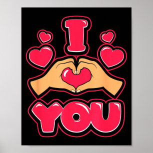 Süßes Valentinsgeschenk Liebe Freundin Freund Poster