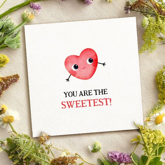 Süßes Valentinsherz Feiertagskarte