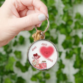 Süßes Valentinskettchen Schlüsselanhänger (Hand)
