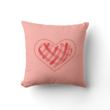 Süßes Valentinstag-Herzkissen