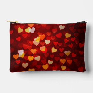 Süßes Valentinstag-Liebesherz-Design Zubehörtasche