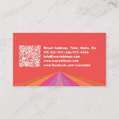 Süßes Veganes Leckereien Süßwarengeschäft Süßigkei Visitenkarte (Rückseite)