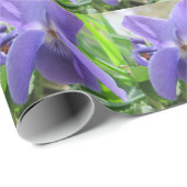 Süßes Veilchen Geschenkpapier (Rolleneckpunkt)