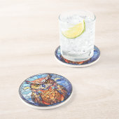 Süßes verkettetes Glaskugel Getränkeuntersetzer (Seite)