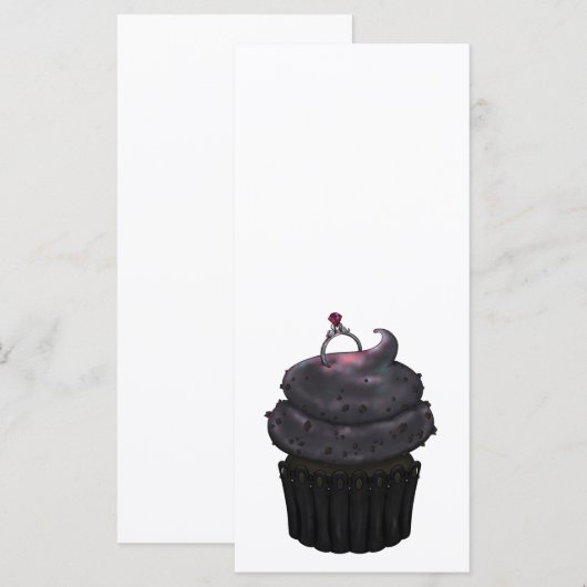 Süßes Verlobung Cupcake (Vorne/Hinten)