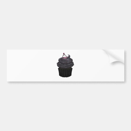 Süßes Verlobung Cupcake Autoaufkleber (Vorne)