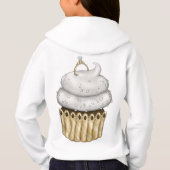 Süßes Verlobung Cupcake Hoodie (Rückseite)