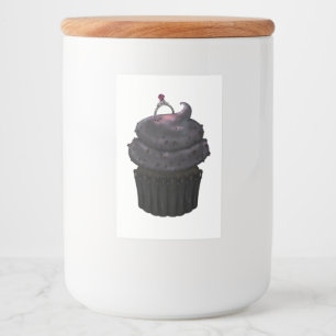 Süßes Verlobung Cupcake Lebensmitteletikett