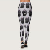 Süßes Verlobung Cupcake Leggings (Rückseite)