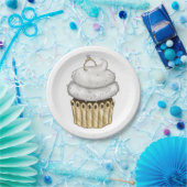 Süßes Verlobung Cupcake Pappteller (Party)