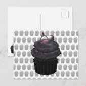 Süßes Verlobung Cupcake Postkarte (Vorne/Hinten)