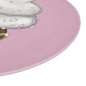 Süßes Verlobung Cupcake Schneidebrett (Ecke)