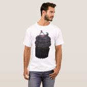 Süßes Verlobung Cupcake T-Shirt (Vorne ganz)