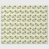 Süßes Verlobung für Hochzeitsgeschenke Nahtlos Geschenkpapier (Flach)