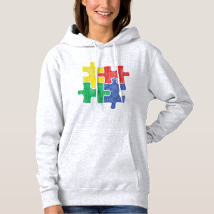 Süßes Vintage-Design mit Distressed-Effekt für das Hoodie