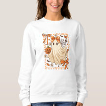 Süßes Vintage-Geister-Halloween-Sweatshirt