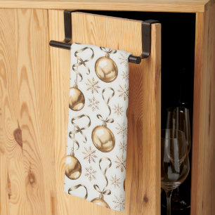 Süßes vintage-inspiriertes Weihnachts-Küchenhandtu Geschirrtuch