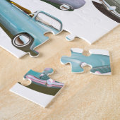 Süßes vintage klassisches Auto-Muster Puzzle (Seite)