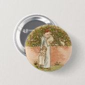 Süßes Vintage-Muttertagsgeschenk Button (Vorne & Hinten)