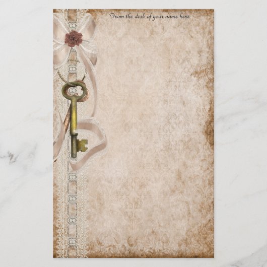 Süßes Vintages Briefpapier (Vorderseite)