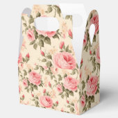 Süßes Vintages Englisch Rose Geschenkschachtel (Geöffnet)