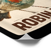 Süßes Vogelkostüm für Robin-Fans Poster (Ecke)