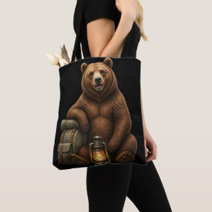 Süßes Wald-Bär-Cartoon-T-Shirt Tasche