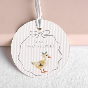 Süßes Waldentchen-Aquarell Mädchen-Baby-Party Geschenkanhänger