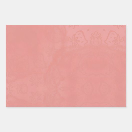 Süßes Wasser Erdbeeren Herz und Ribbons Geschenkpapier Set (Vorderseite 2)