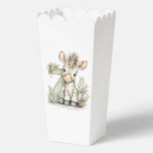 Süßes Wasserfarben-Baby-Tier-Alphabet Zebra Geschenkschachtel