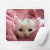 Süßes weiches Kätzchen Mousepad (Mit Mouse)
