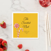 Süßes Weihnachten Candy Cane Paper Napkins | Feier Serviette (Beispiel)