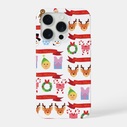 Süßes Weihnachten iPhone Hülle (Rückseite)