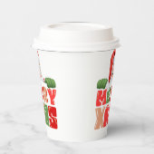 Süßes Weihnachten Pappbecher (Links)