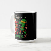 Süßes Weihnachten Six Seven Meme  Kaffeetasse (Vorderseite Links)