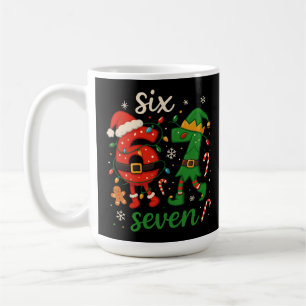 Süßes Weihnachten Six Seven Meme  Kaffeetasse