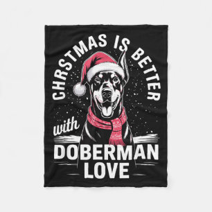Süßes Weihnachten Weihnachten ist besser mit Dober Fleecedecke
