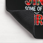 Süßes Weihnachten wird wahrscheinlich nur ein biss Mousepad (Ecke)