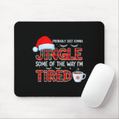 Süßes Weihnachten wird wahrscheinlich nur ein biss Mousepad (Mit Mouse)
