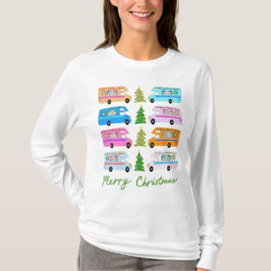 Süßes Weihnachts-Camper-Vintage-Motorhome-RV-Weihn T-Shirt