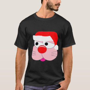 Süßes Weihnachts-Cartoon-Hasen-Grafik-T-Shirt T-Shirt