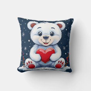 ❤️ Süßes Weihnachts-Eisbaaren-Liebesgeschenk ✨ Kissen