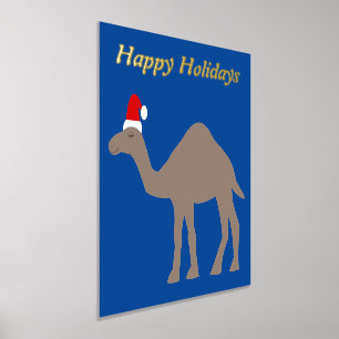 Süßes Weihnachts-Kamel Custom Foliendrucke