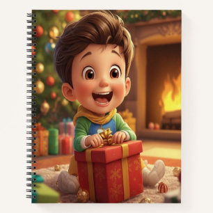 Süßes Weihnachts-Kind-Geschenk-Notizbuch Notizblock