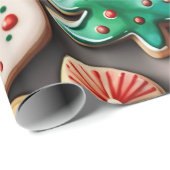 Süßes Weihnachts- und Neujahrskekse Geschenkpapier (Rolleneckpunkt)