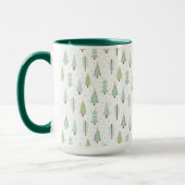 Süßes Weihnachtsbaum-Muster Tasse (Links)
